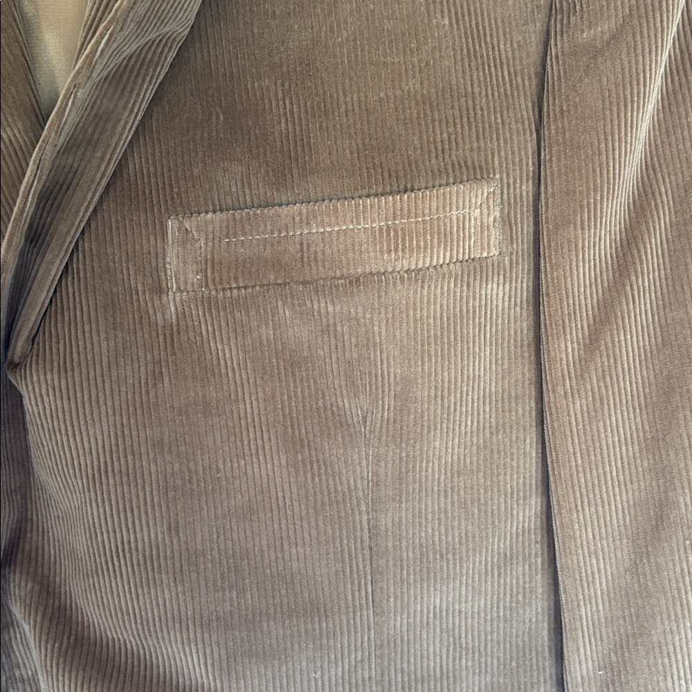 The Corduroy Collection Men’s Tan Corduroy Suit Jacket - Picture 7 of 11